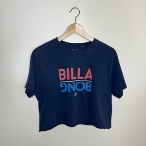 Billa Bong Core Fit Navy Medium Cropped Tee